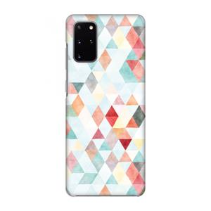 CaseCompany Gekleurde driehoekjes pastel: Volledig geprint Samsung Galaxy S20 Plus Hoesje