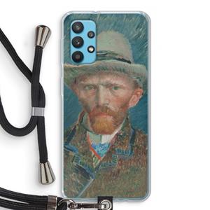 CaseCompany Van Gogh: Samsung Galaxy A32 4G Transparant Hoesje met koord