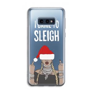 CaseCompany Came To Sleigh: Samsung Galaxy S10e Transparant Hoesje
