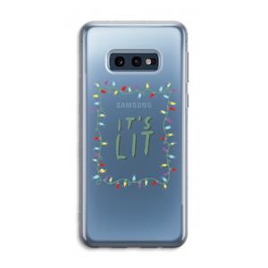 CaseCompany It's Lit: Samsung Galaxy S10e Transparant Hoesje
