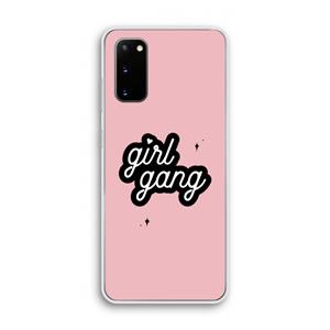 CaseCompany Girl Gang: Samsung Galaxy S20 Transparant Hoesje