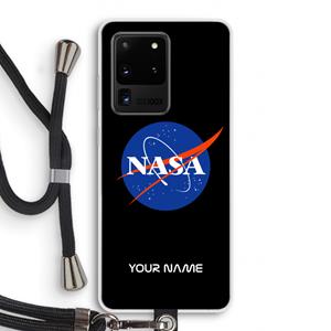 CaseCompany NASA: Samsung Galaxy S20 Ultra Transparant Hoesje met koord