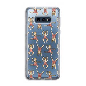 CaseCompany Gymboys: Samsung Galaxy S10e Transparant Hoesje