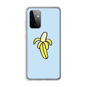 CaseCompany Banana: Samsung Galaxy A72 Transparant Hoesje