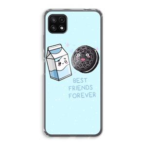 CaseCompany Best Friend Forever: Samsung Galaxy A22 5G Transparant Hoesje