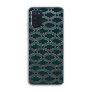 CaseCompany Moroccan tiles: Samsung Galaxy A03s Transparant Hoesje