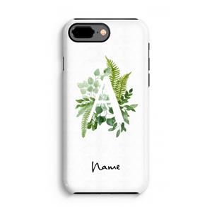 CaseCompany Green Brush: iPhone 8 Plus Tough Case