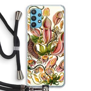CaseCompany Haeckel Nepenthaceae: Samsung Galaxy A32 4G Transparant Hoesje met koord