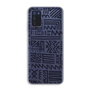 CaseCompany Marrakech print: Samsung Galaxy A03s Transparant Hoesje