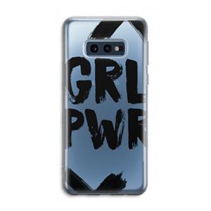 CaseCompany Girl Power #2: Samsung Galaxy S10e Transparant Hoesje