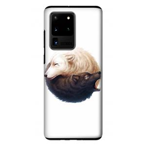 CaseCompany Yin Yang Wolves: Samsung Galaxy S20 Ultra Tough Case