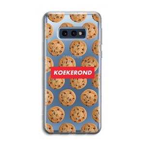 CaseCompany Koekerond: Samsung Galaxy S10e Transparant Hoesje