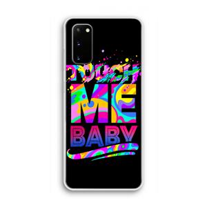 CaseCompany Touch Me: Samsung Galaxy S20 Transparant Hoesje