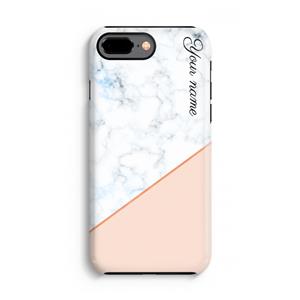 CaseCompany Marmer in stijl: iPhone 8 Plus Tough Case