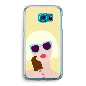 CaseCompany Ice cream: Samsung Galaxy S6 Transparant Hoesje