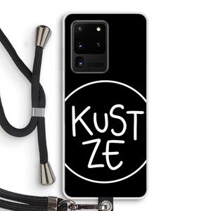 CaseCompany KUST ZE: Samsung Galaxy S20 Ultra Transparant Hoesje met koord