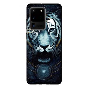 CaseCompany Darkness Tiger: Samsung Galaxy S20 Ultra Tough Case