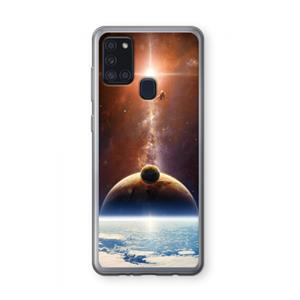 CaseCompany Omicron 2019: Samsung Galaxy A21s Transparant Hoesje
