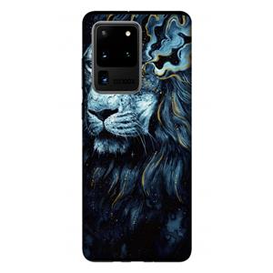 CaseCompany Darkness Lion: Samsung Galaxy S20 Ultra Tough Case