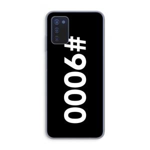 CaseCompany 9000: Samsung Galaxy A03s Transparant Hoesje