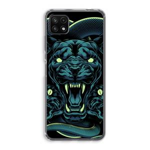 CaseCompany Cougar and Vipers: Samsung Galaxy A22 5G Transparant Hoesje