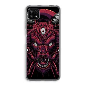 CaseCompany Hell Hound and Serpents: Samsung Galaxy A22 5G Transparant Hoesje