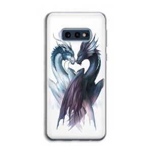 CaseCompany Yin Yang Dragons: Samsung Galaxy S10e Transparant Hoesje
