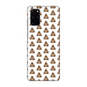 CaseCompany Poop emoji: Volledig geprint Samsung Galaxy S20 Plus Hoesje