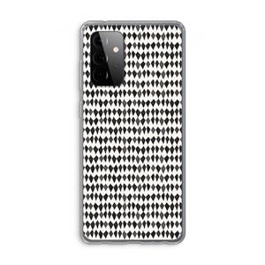 CaseCompany Crazy shapes: Samsung Galaxy A72 Transparant Hoesje