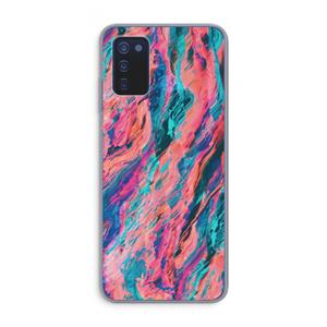 CaseCompany Electric Times: Samsung Galaxy A03s Transparant Hoesje