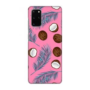 CaseCompany Kokosnoot roze: Volledig geprint Samsung Galaxy S20 Plus Hoesje