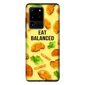 CaseCompany Eat Balanced: Samsung Galaxy S20 Ultra Tough Case