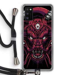 CaseCompany Hell Hound and Serpents: Samsung Galaxy A41 Transparant Hoesje met koord