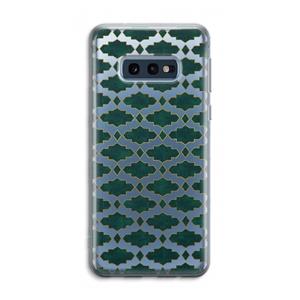 CaseCompany Moroccan tiles: Samsung Galaxy S10e Transparant Hoesje