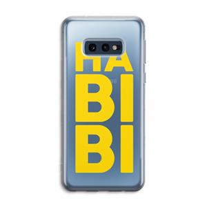 CaseCompany Habibi Blue: Samsung Galaxy S10e Transparant Hoesje