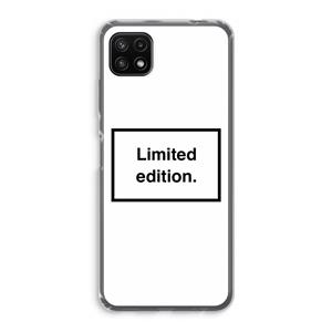 CaseCompany Limited edition: Samsung Galaxy A22 5G Transparant Hoesje