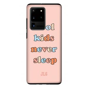 CaseCompany Cool Kids Never Sleep: Samsung Galaxy S20 Ultra Tough Case