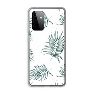 CaseCompany Simple leaves: Samsung Galaxy A72 Transparant Hoesje