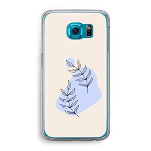 CaseCompany Leaf me if you can: Samsung Galaxy S6 Transparant Hoesje