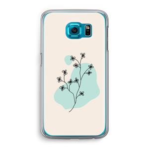 CaseCompany Love your petals: Samsung Galaxy S6 Transparant Hoesje