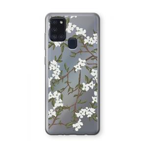 CaseCompany Blossoming spring: Samsung Galaxy A21s Transparant Hoesje