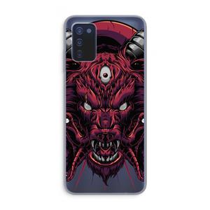 CaseCompany Hell Hound and Serpents: Samsung Galaxy A03s Transparant Hoesje