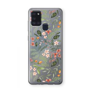 CaseCompany Sweet little flowers: Samsung Galaxy A21s Transparant Hoesje