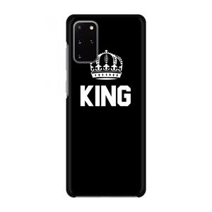 CaseCompany King zwart: Volledig geprint Samsung Galaxy S20 Plus Hoesje