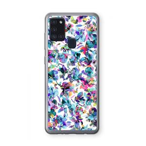 CaseCompany Hibiscus Flowers: Samsung Galaxy A21s Transparant Hoesje