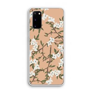 CaseCompany Blossoming spring: Samsung Galaxy S20 Transparant Hoesje
