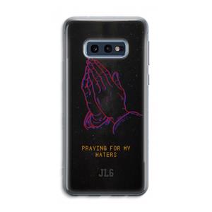 CaseCompany Praying For My Haters: Samsung Galaxy S10e Transparant Hoesje