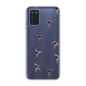 CaseCompany Dancing #1: Samsung Galaxy A03s Transparant Hoesje