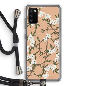 CaseCompany Blossoming spring: Samsung Galaxy A41 Transparant Hoesje met koord