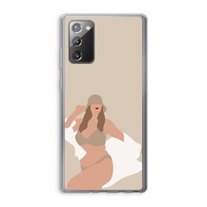 CaseCompany One of a kind: Samsung Galaxy Note 20 / Note 20 5G Transparant Hoesje